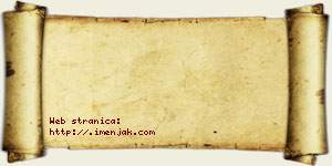 Miljana Perunović vizit kartica